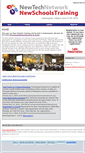 Mobile Screenshot of newschoolstraining.newtechnetwork.org