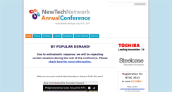 Desktop Screenshot of conference.newtechnetwork.org